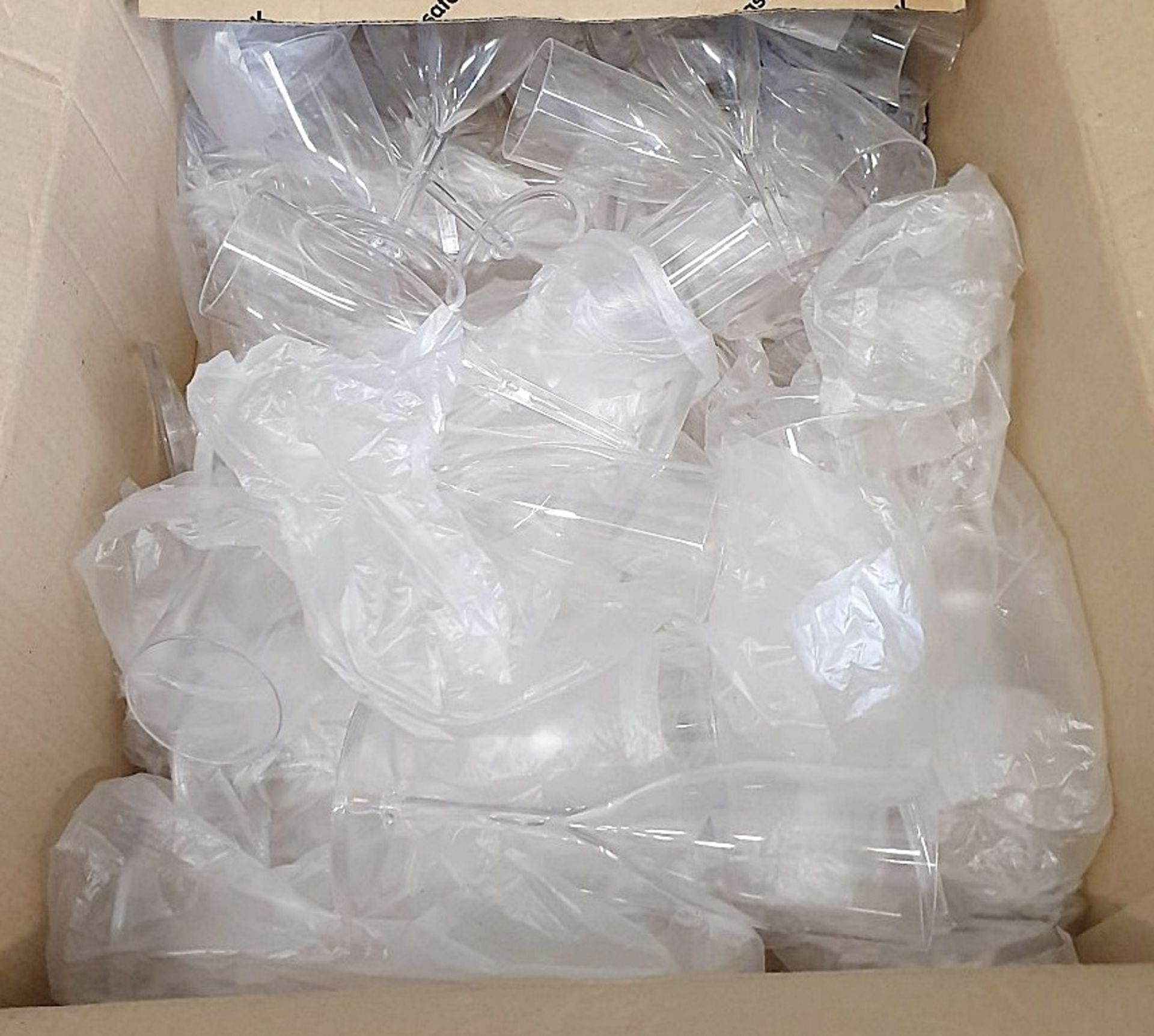 2 x Box of BBP Re-Usable Glasses - Ref PA223 - CL463 - Location: Newbury RG24