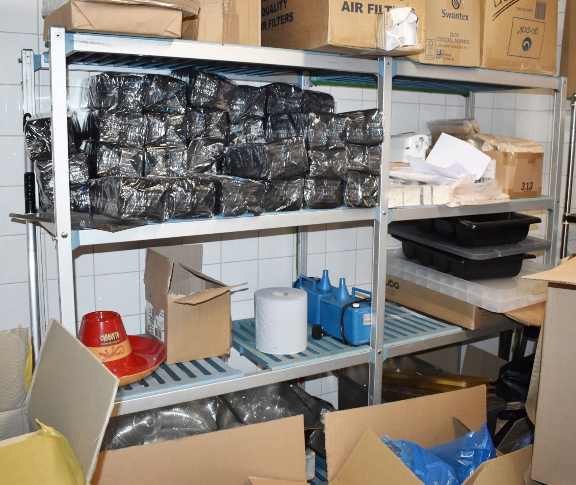 4 x Commercial Kitchen Shelving Units - Various Sizes Included - Ref C539 - CL461 - Location: London