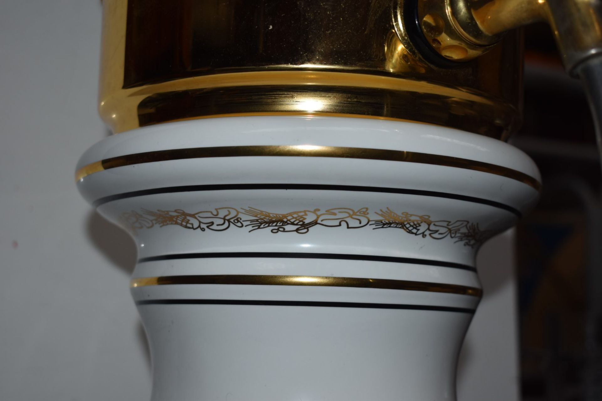 1 x Ornate Ceramic Krombacher Beer Dispenser Bar Pump - Height 65 cms - By Celli Dispensing - Image 12 of 14