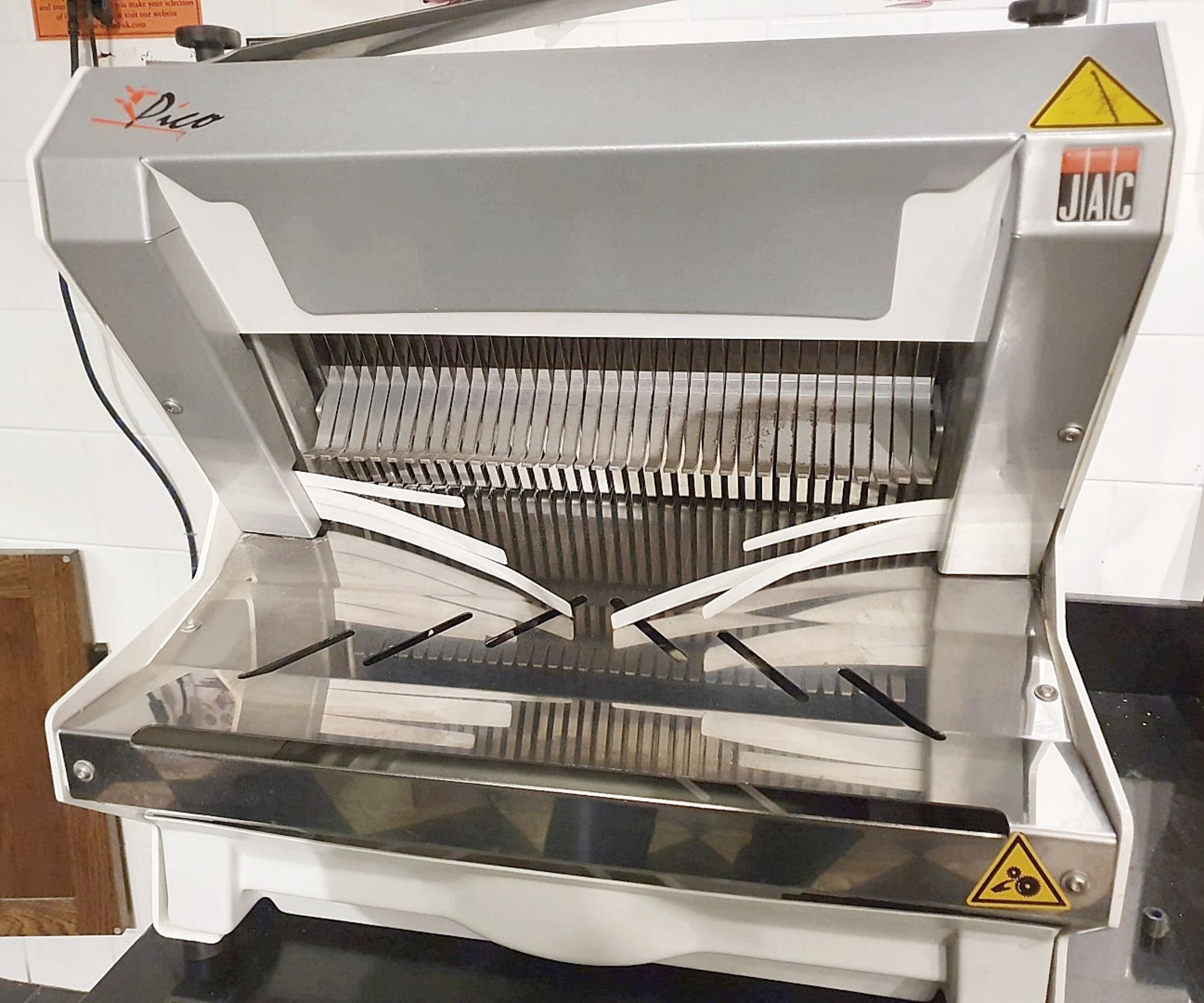 1 x Jac Pico 450 Automatic Countertop Bread Slicer - Model MJG4 450/12 - Manufacture Date 2015 - Ref - Image 6 of 6