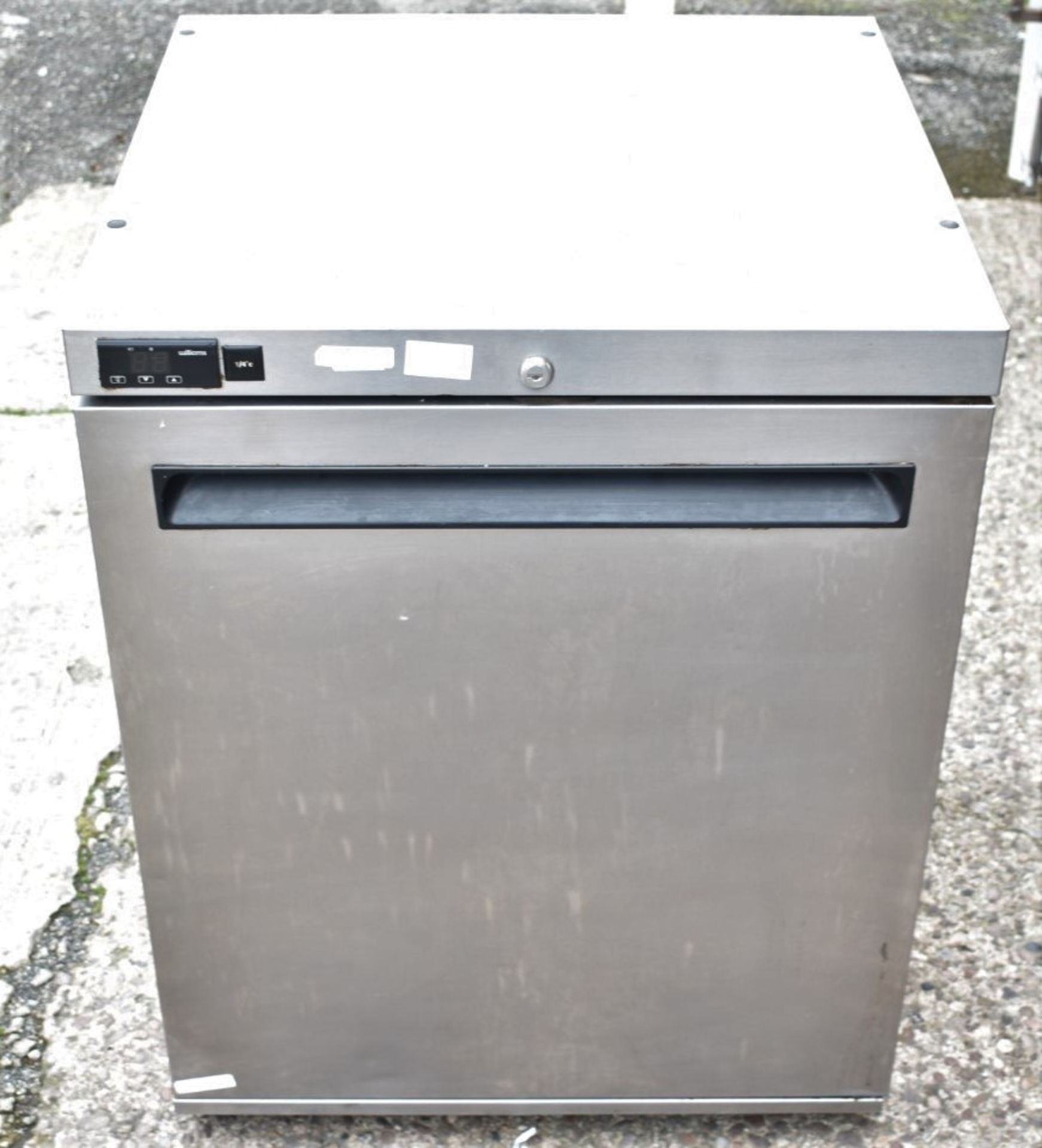 1 x Williams Single Door Under Counter Fridge - H82.5 x W65 x D65 cms - Stainless Steel Exterior -