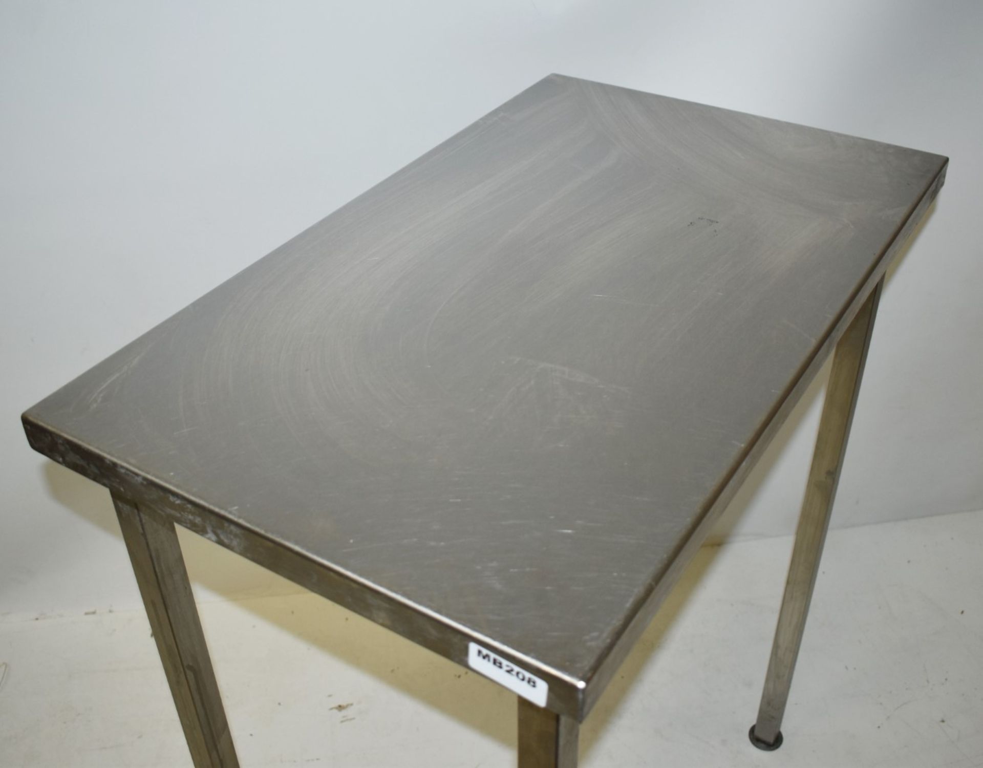1 x Stainless Steel Fill In Prep Bench - H90 x W46 x D76 cms - CL453 - Ref MB208 - Location: - Image 2 of 2