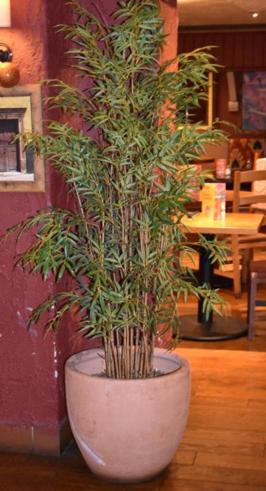 2 x Indoor Potted Artificial  Plants - Both Stand Approx 6ft Tall - CL461 - Location: London - Image 3 of 3