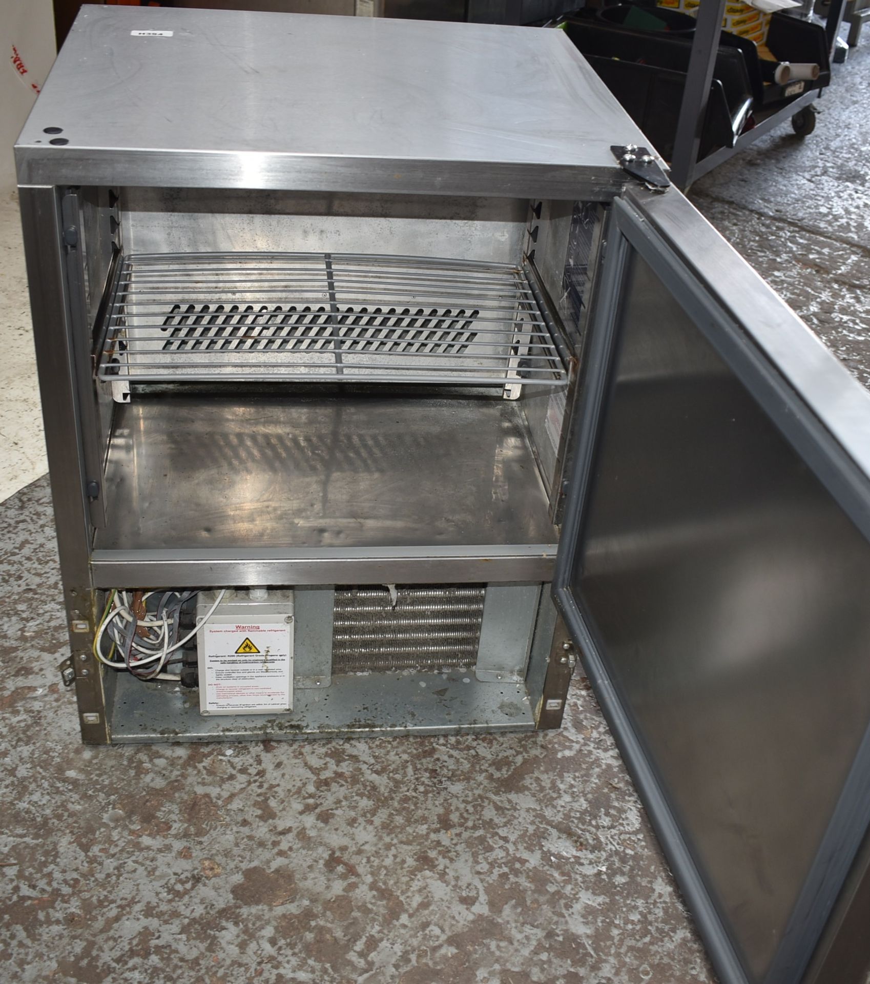 1 x Williams GreenLogic H5UC R290 R1 Single Door Stainless Steel Undercounter Fridge - H82.5 x W65 x - Image 6 of 6