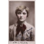 THEATRE: Selection of vintage signed postcard photographs by various Edwardian stage actresses