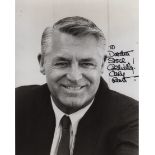 GRANT CARY: (1904-1986) British-born American Actor, Academy Award winner. Signed and inscribed 7.