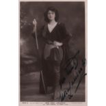 THEATRE: A good selection of vintage signed postcard photographs by various Edwardian stage