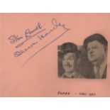 LAUREL & HARDY: LAUREL STAN (1890-1965) & HARDY OLIVER (1892-1957) English and American Film