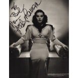 ACTRESSES: Selection of signed 8 x 10 photographs by various film actresses including Hedy Lamarr