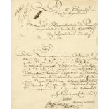 CONVENTION REPRESENTATIVES: A good multiple signed letter by various French Revolution Convention