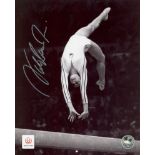 COMANECI NADIA: (1961- ) Romanian Gymnast. Five times Olympic individual gold medallist.