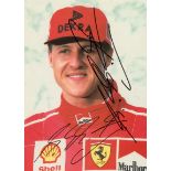 SCHUMACHER MICHAEL: (1969- ) German Motor Racing Driver.