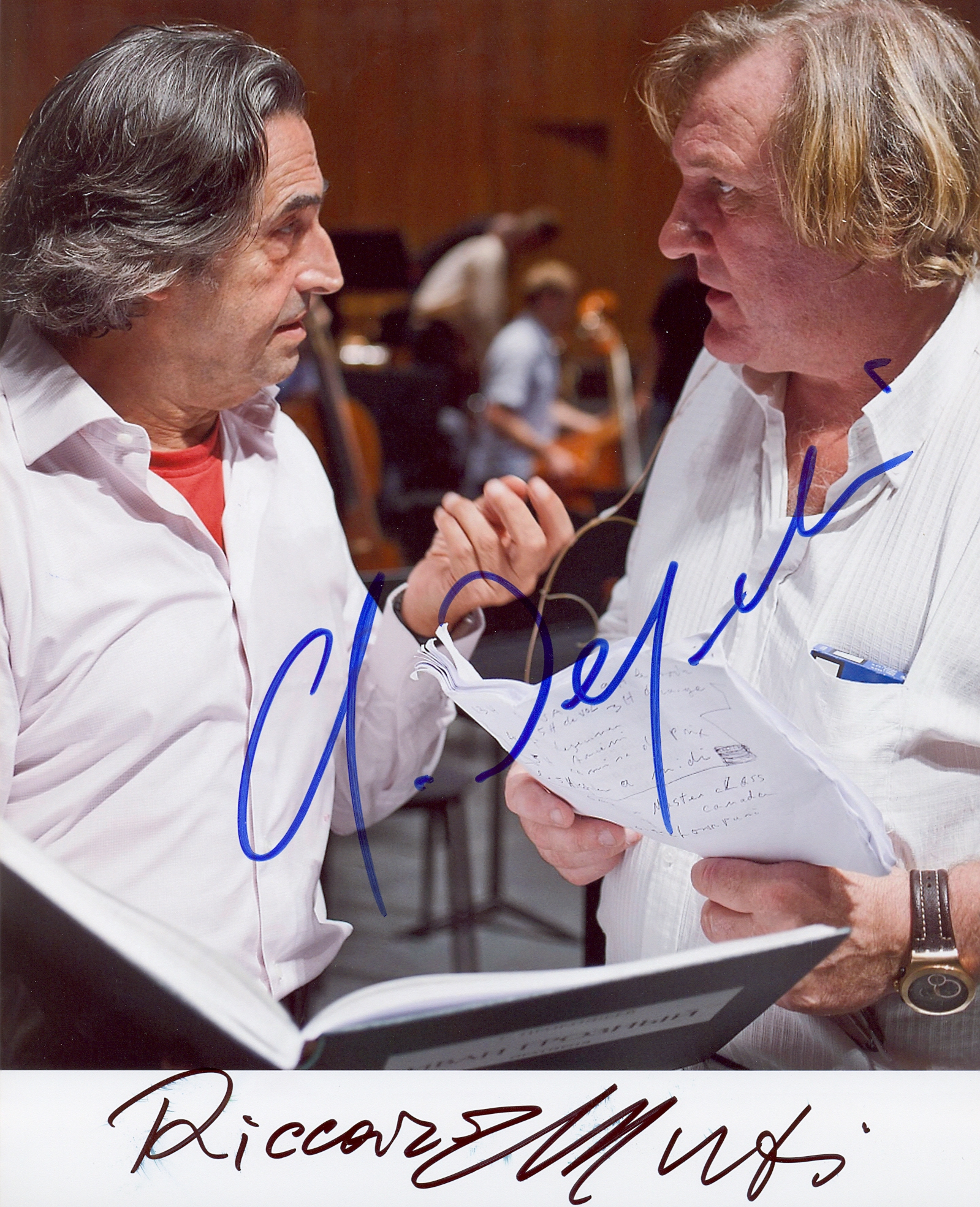 DEPARDIEU & MUTI : Gerard Depardieu (1948- ) French Actor,