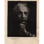 EINSTEIN ALBERT: (1879-1955) German-born Theoretical Physicist, Nobel Prize winner for Physics,