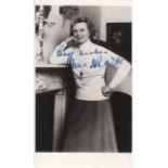 ACTRESSES: Selection of signed postcard photographs and slightly larger by various film and