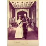 ELIZABETH II & PRINCE PHILIP: ELIZABETH II (1926- ) Queen of the United Kingdom 1952- &