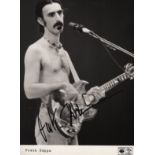 ZAPPA FRANK: (1940-1993) American Rock Composer & Guitarist. Signed 5 x 6.