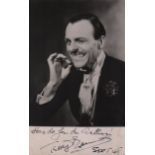 ENTERTAINMENT: Selection of vintage signed postcard photographs and some slightly and a few larger