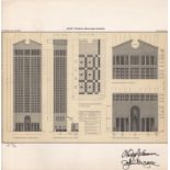 JOHNSON & BURGEE: JOHNSON PHILIP (1906-2005) & BURGEE JOHN (1933- ) American Architects who