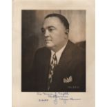 HOOVER J. EDGAR: (1895-1972) American Director of the Federal Bureau of Investigation 1935-72.