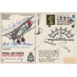 WORLD WAR II: A good multiple signed Royal Air Force Museum commemorative cover issued for the