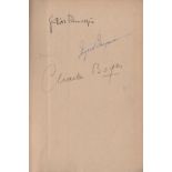 ARCH OF TRIUMPH: A good signed hardback edition of Arch of Triumph by Erich Maria Remarque,