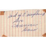 POPULAR MUSIC: An autograph album containing over 20 signatures by various popular singers and