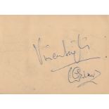 AUTOGRAPH ALBUM: A good autograph album containing over 250 signatures (some on irregularly clipped