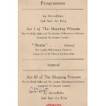 BALLET: An attractive decorative printed folio programme for a State Performance of The Sleeping