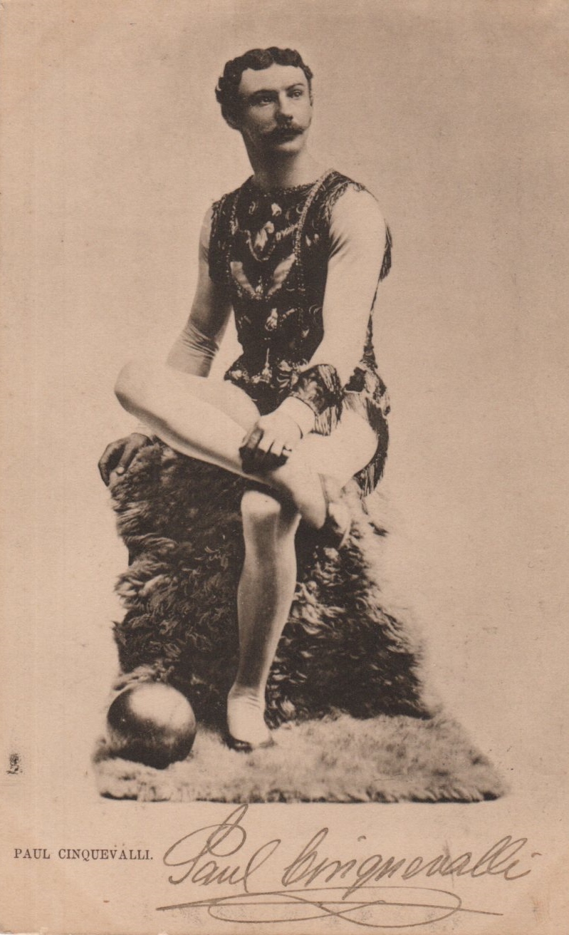 CINQUEVALLI PAUL: (1859-1918) German Entertainer & Circus performer,