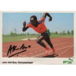 OLYMPICS: John Akii-Bua (1949-1997) Ugandan Hurdler,