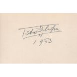 OPERA: Selection of signed 6 x 4 cards by various male opera singers including Tito Schipa,