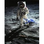 ALDRIN BUZZ: (1930- ) American Astronaut, Lunar Module Pilot of Apollo XI (1969).