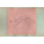 AUTOGRAPH ALBUM: An autograph album containing over 40 signatures by various film stars and