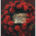 STRANGLERS THE: Signed album record sleeve for No More Heroes (1977) by all four members of the