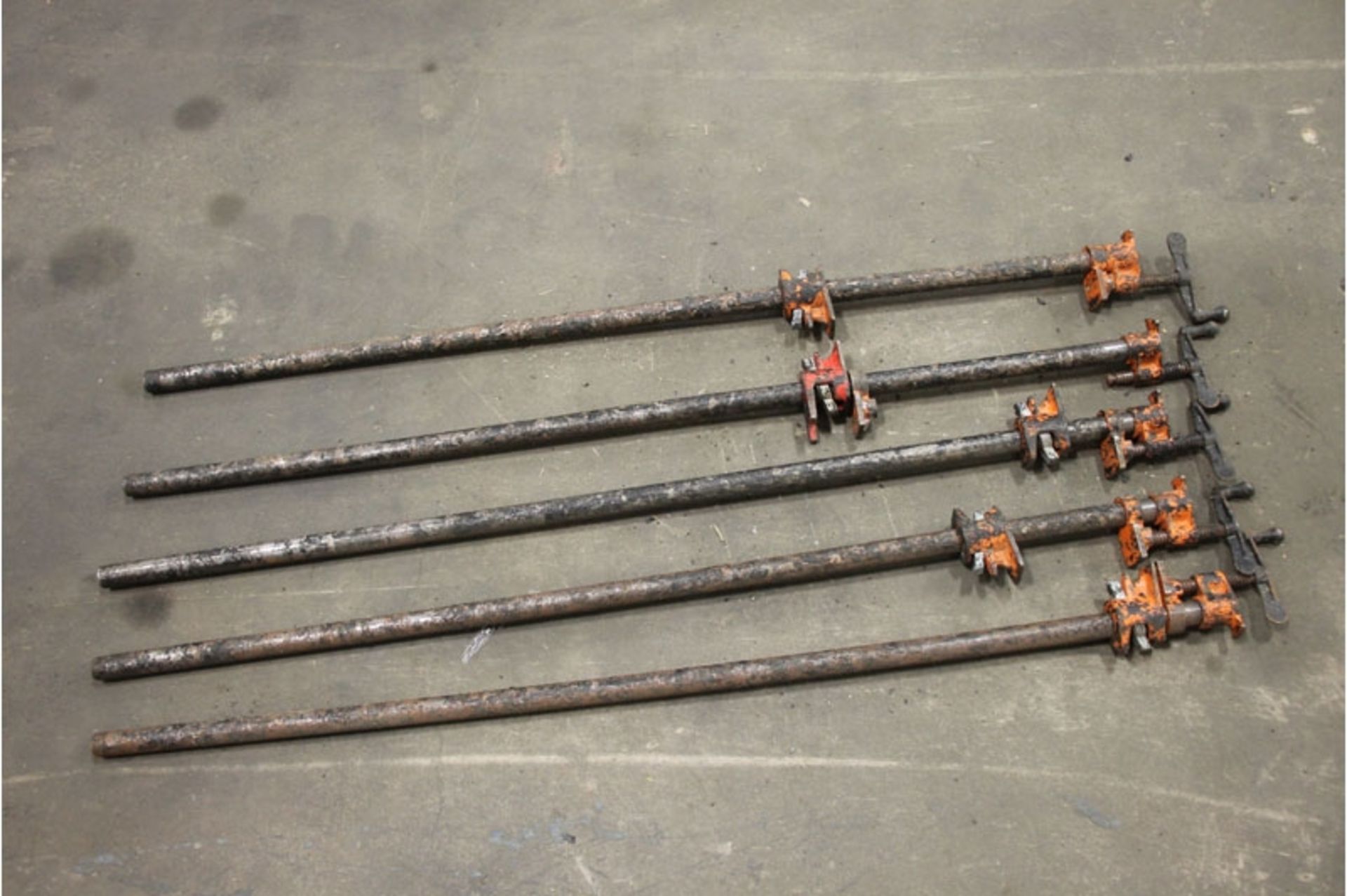 Lot of Five (5) Pony 43" Bar Clamps - Image 2 of 3