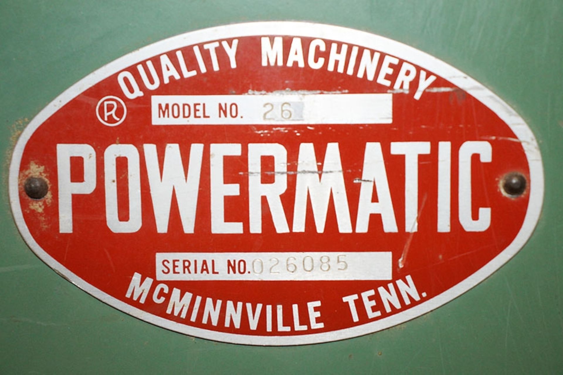 Powermatic Model 26 Spindle Shaper - Image 11 of 11