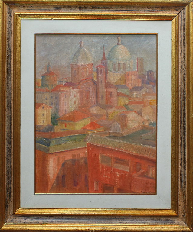 Mantova, Lucchini, olio, cm. 40x50