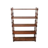 Etagere fine '800 a 5 piani, cm. 98x30x135