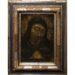 Ecce Homo, olio su rame, scuola Italiana inizi '600, cm. 19x24