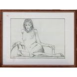 Nudo, disegno a matita, cm. 30x20