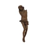 Cristo in Croce, scultura in legno, cm.34h