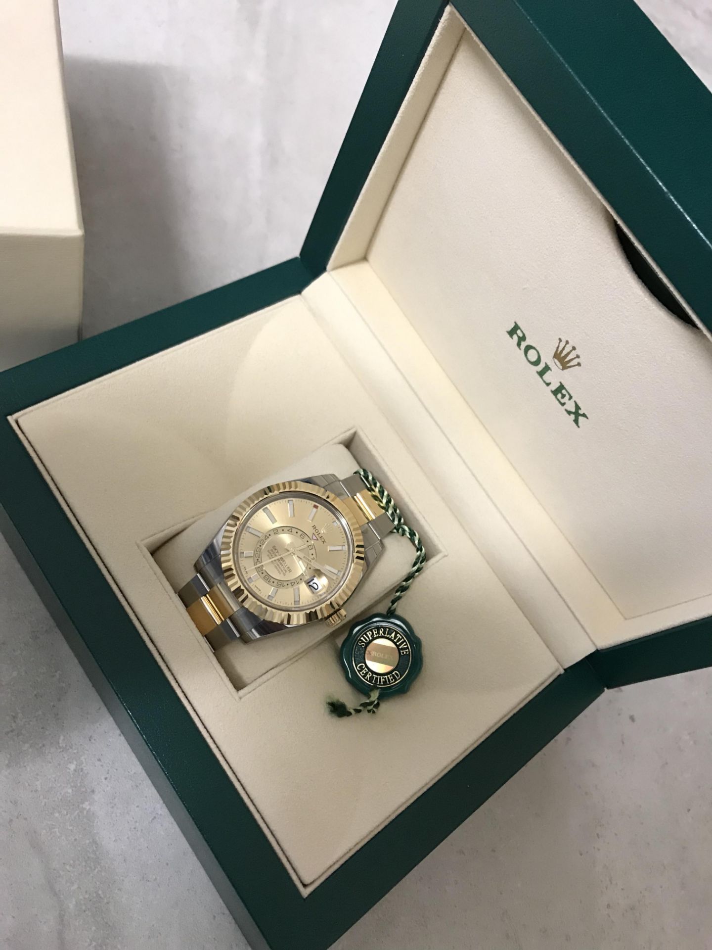 2018 ROLEX SKY-DWELLER OYSTER 42MM, OYSTER STEEL AND YELLOW GOLD **BRAND NEW** 10% BUYERS PREMIUM - Image 4 of 12