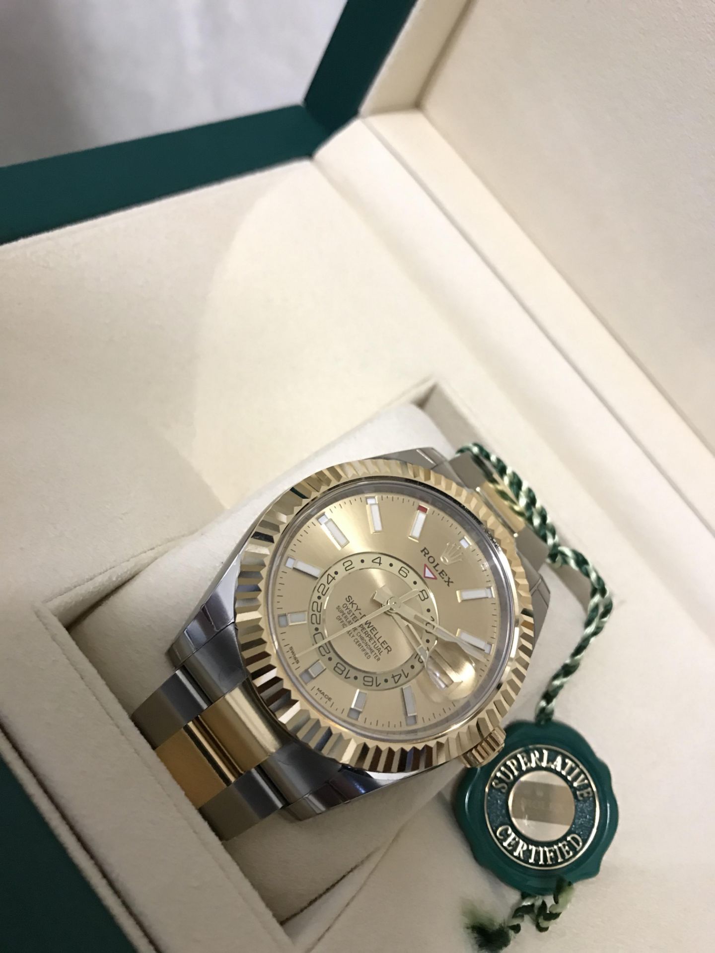 2018 ROLEX SKY-DWELLER OYSTER 42MM, OYSTER STEEL AND YELLOW GOLD **BRAND NEW** 10% BUYERS PREMIUM