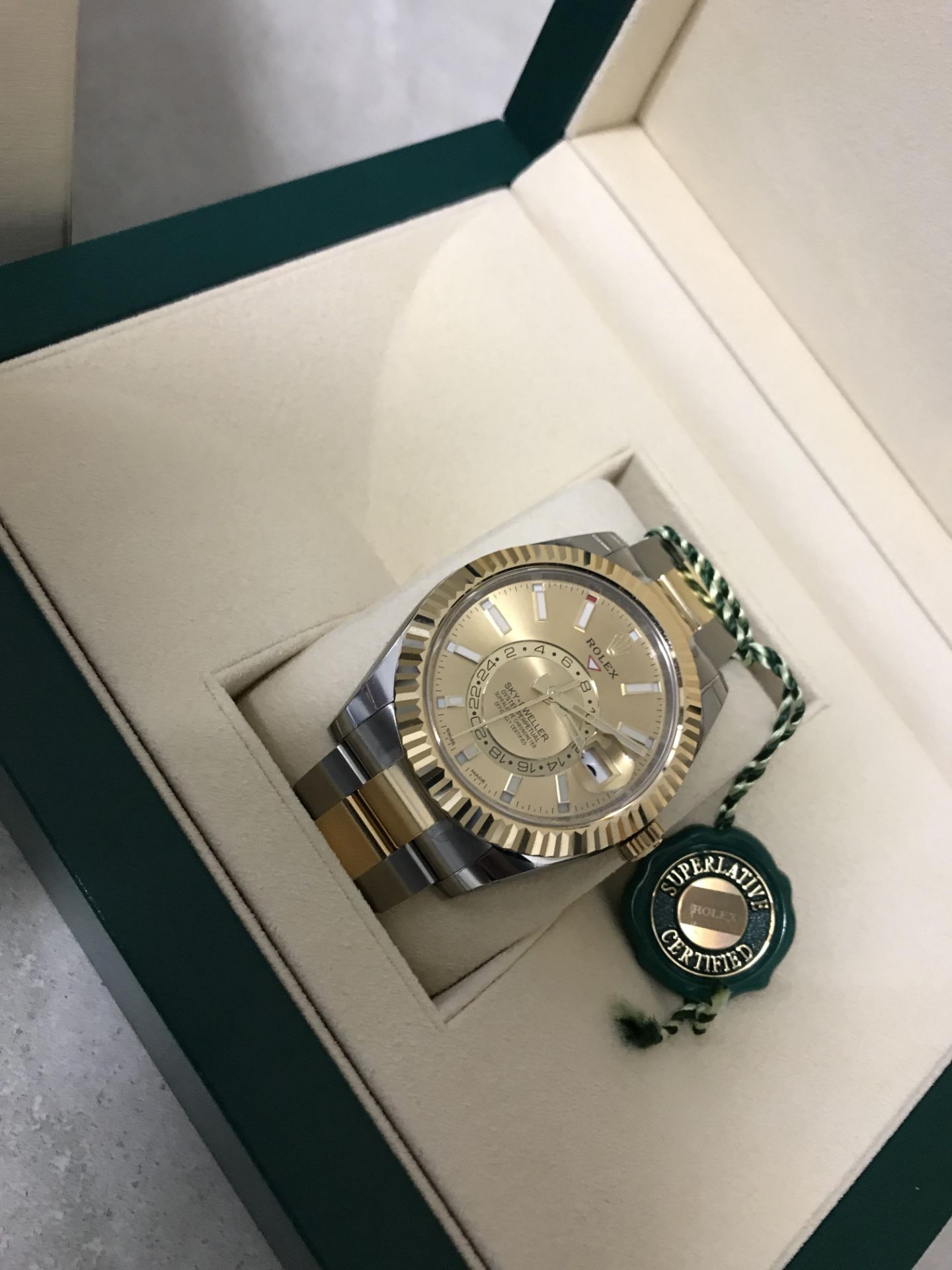 2018 ROLEX SKY-DWELLER OYSTER 42MM, OYSTER STEEL AND YELLOW GOLD **BRAND NEW** 10% BUYERS PREMIUM - Image 6 of 12