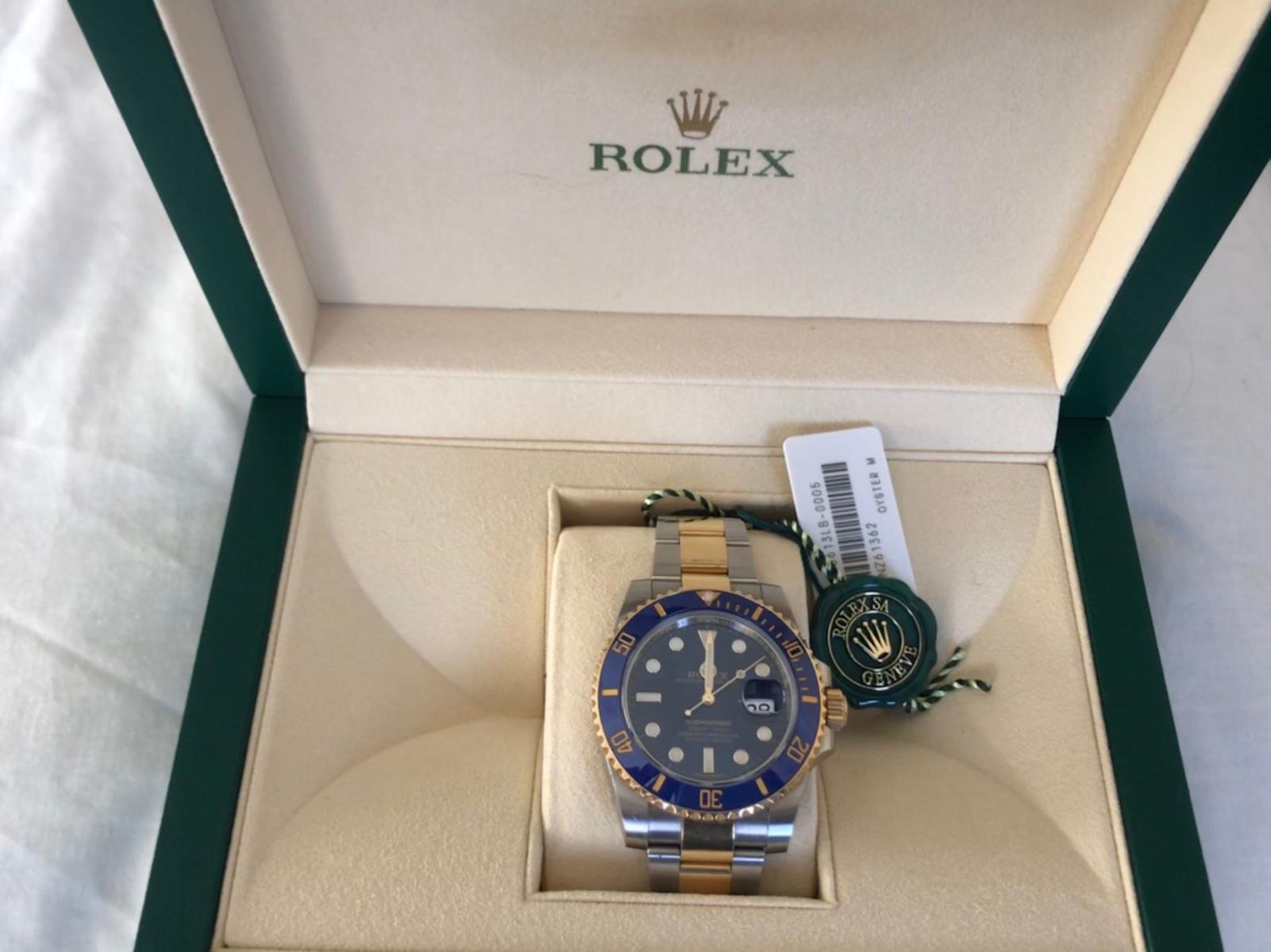 2018 ROLEX SUBMARINER OYSTERSTEEL AND YELLOW GOLD WATCH 40MM - Image 3 of 13