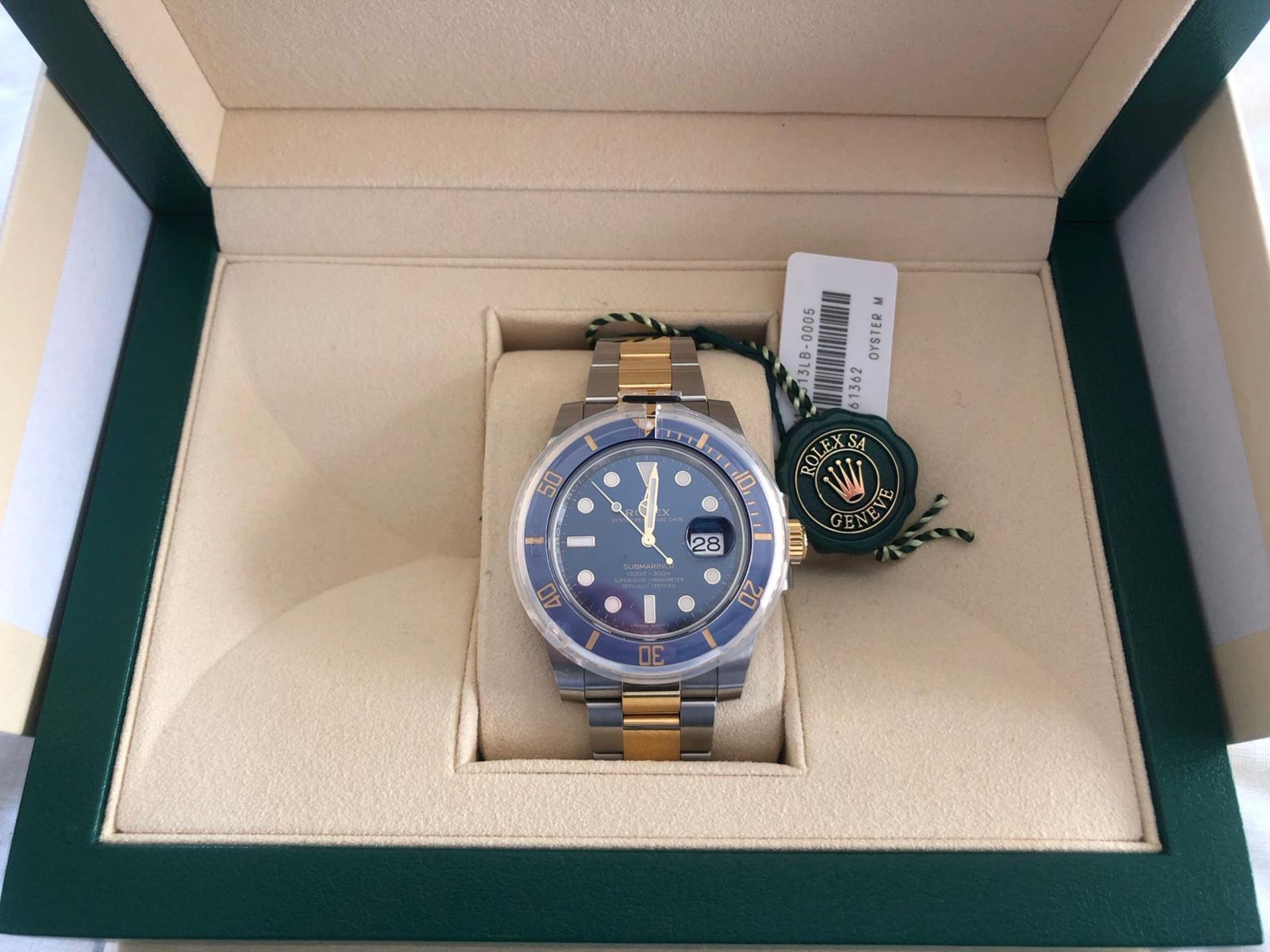 2018 ROLEX SUBMARINER OYSTERSTEEL AND YELLOW GOLD WATCH 40MM - Image 2 of 13