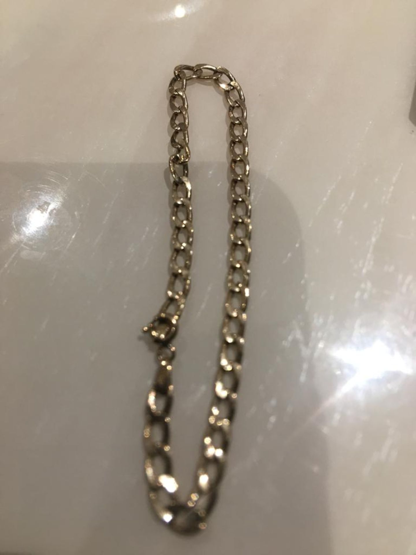 GOLD BRACELET SOLD AS YELLOW METAL MARKED