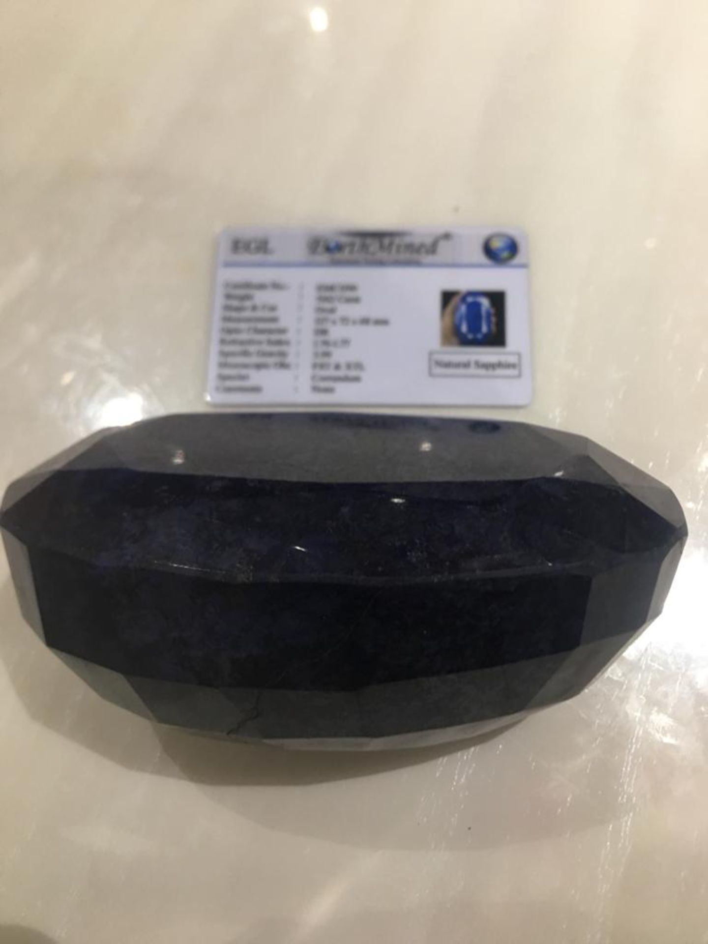 5162 CARATS NATURAL SAPPHIRE OVAL SHAPED COLLECTORS/MUSEUM PIECE