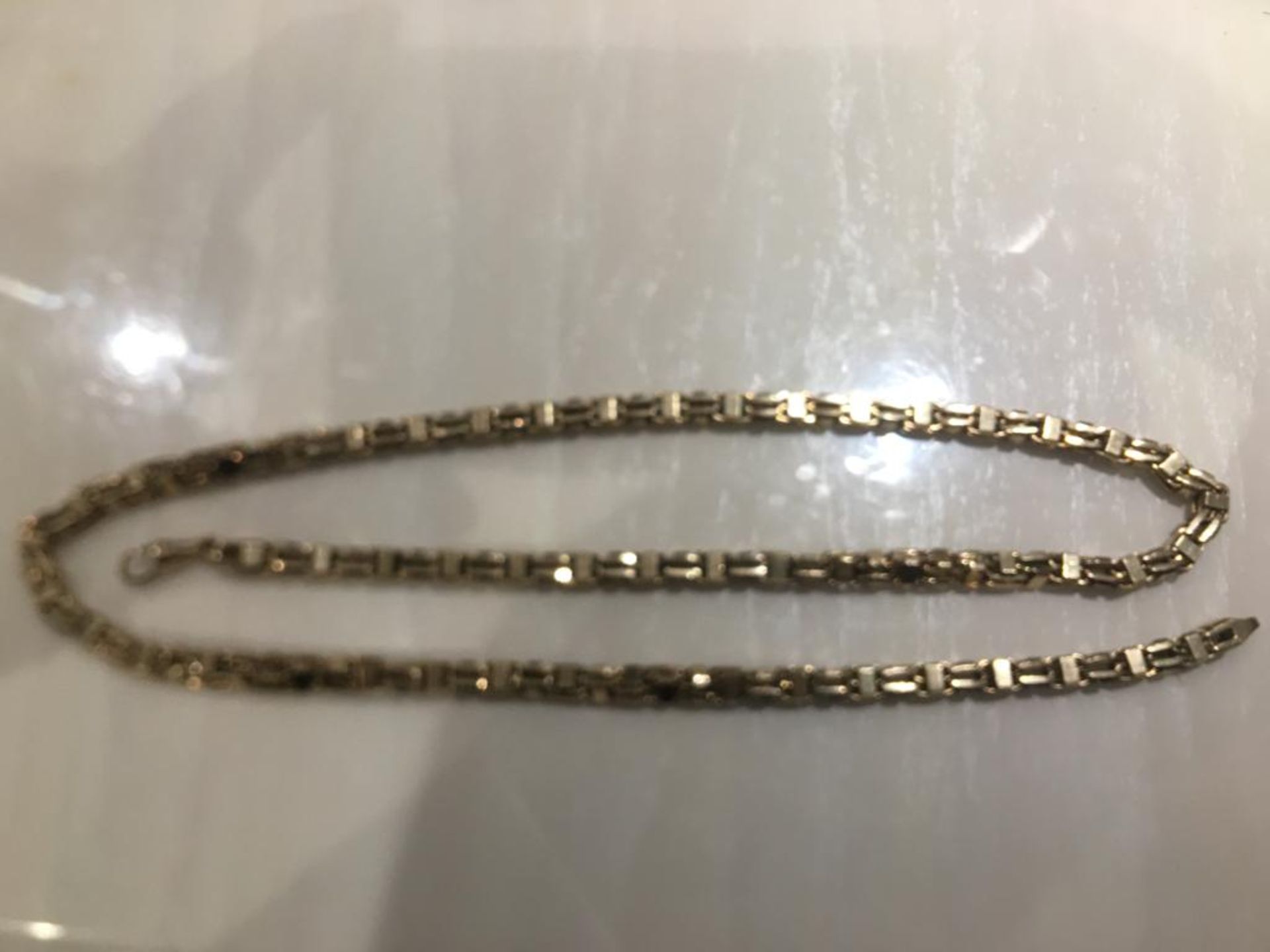 9CT SOLID GOLD CHAIN HEAVY DUTY 30 INCHES **202.6 GRAMS**